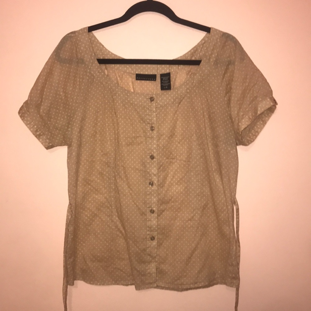 Apostrophe Polka Dot Shirt